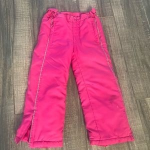 Girls snow pants ❄️ size 6x adjustable by Atheletch